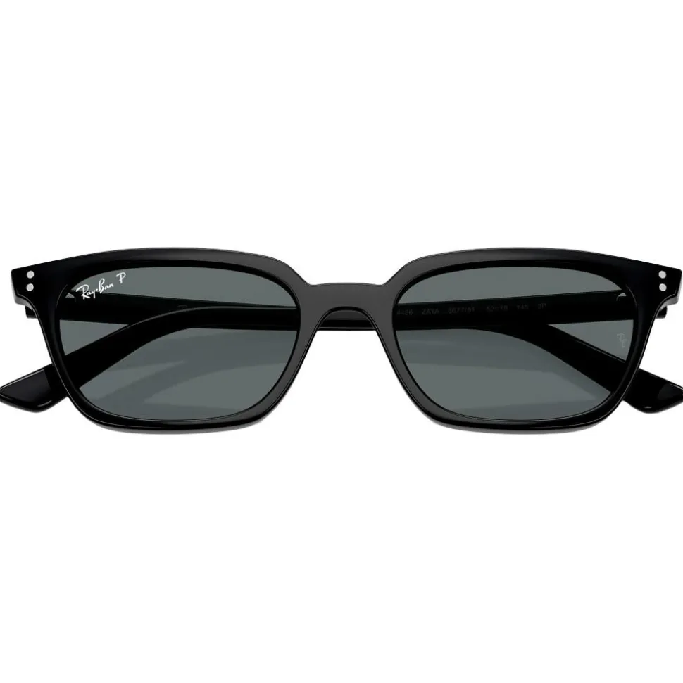 Lunettes de soleil Ray Ban RB4456 Zaya Polished Black Dark Grey Polar