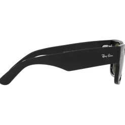 Lunettes de soleil Ray Ban RB0840S Mega Wayfarer Polished Black Green G-15