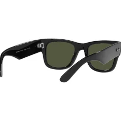 Lunettes de soleil Ray Ban RB0840S Mega Wayfarer Polished Black Green G-15