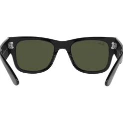 Lunettes de soleil Ray Ban RB0840S Mega Wayfarer Polished Black Green G-15