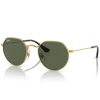 Lunettes de soleil Ray Ban Jack Kids Polished Arista Gold Green