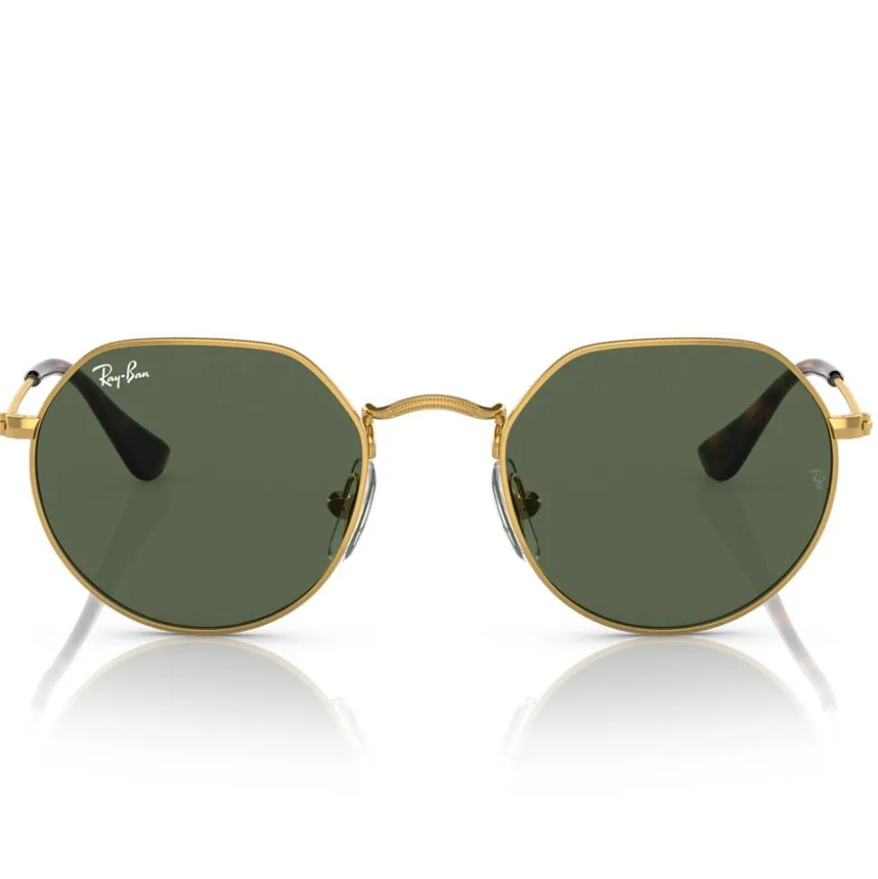 Lunettes de soleil Ray Ban Jack Kids Polished Arista Gold Green
