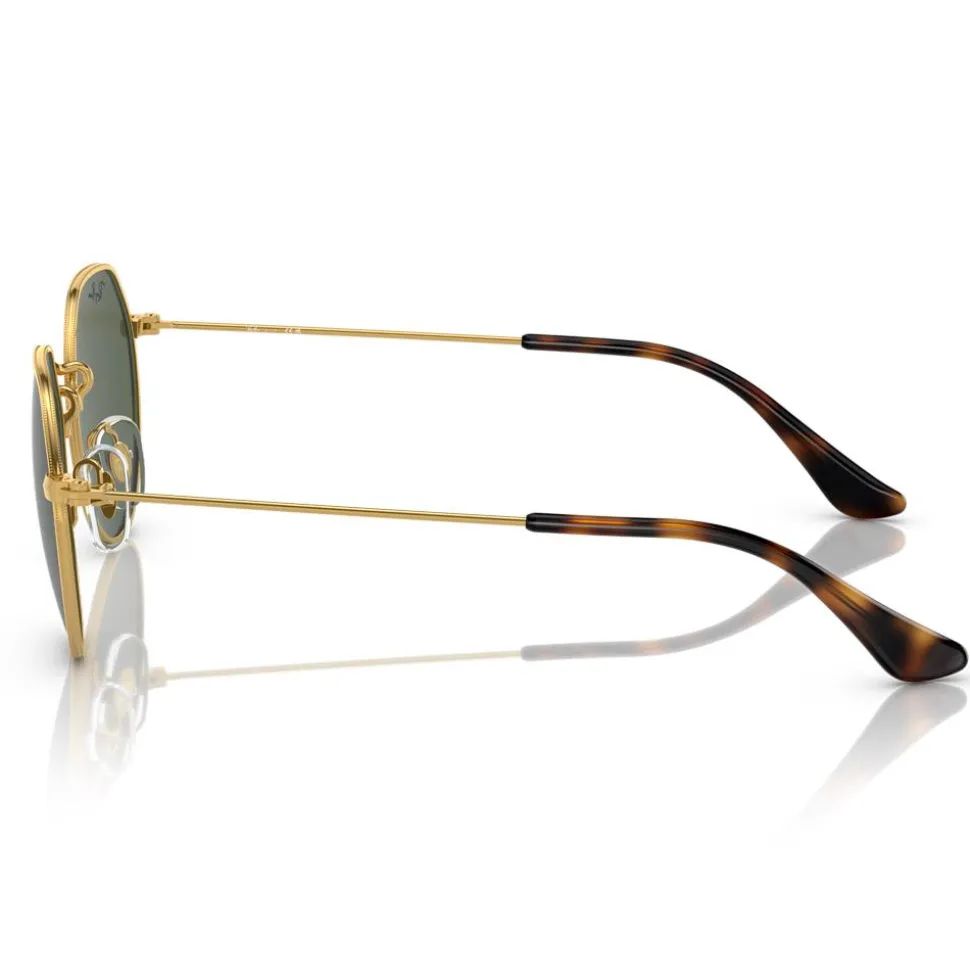 Lunettes de soleil Ray Ban Jack Kids Polished Arista Gold Green