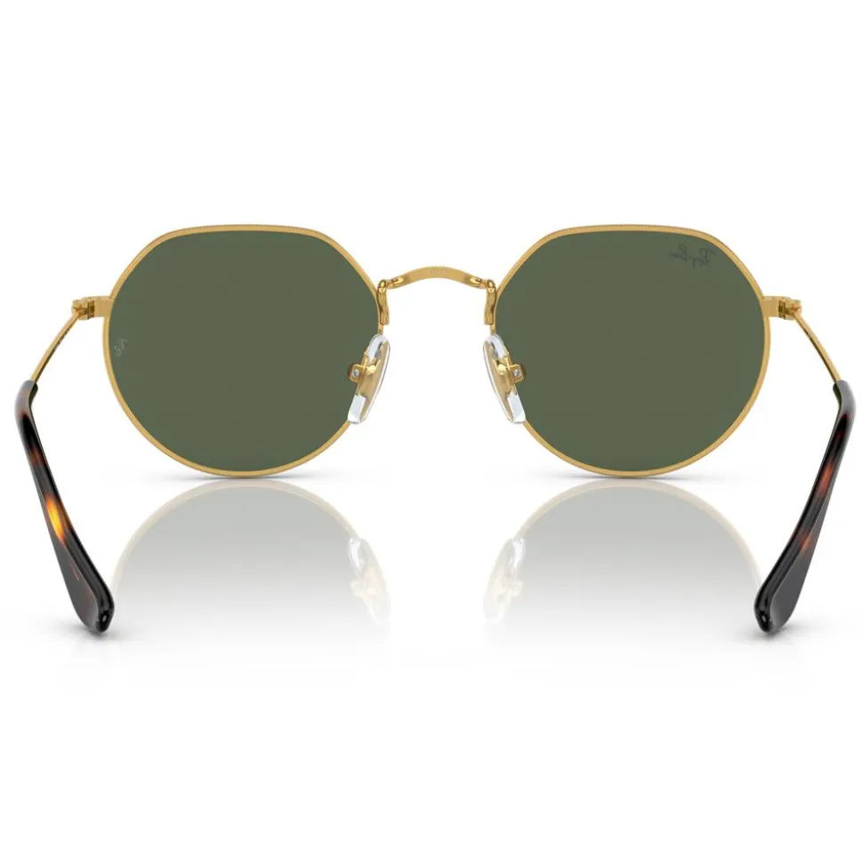 Lunettes de soleil Ray Ban Jack Kids Polished Arista Gold Green