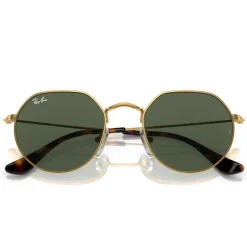 Lunettes de soleil Ray Ban Jack Kids Polished Arista Gold Green