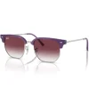 Lunettes de soleil Ray Ban New Clubmaster Kids Polished Opal Purple Grey Purple