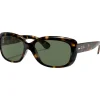 Lunettes de soleil Ray Ban RB4101 Jackie Ohh Polished Havana Light Green