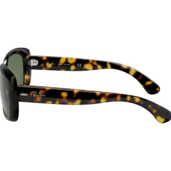 Lunettes de soleil Ray Ban RB4101 Jackie Ohh Polished Havana Light Green