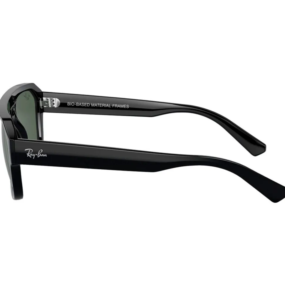 Lunettes de soleil Ray Ban RB4397 Corrigan Polished Black Green G-15
