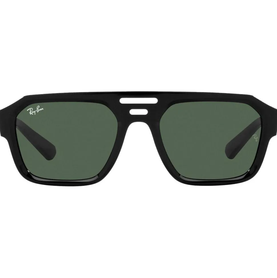 Lunettes de soleil Ray Ban RB4397 Corrigan Polished Black Green G-15