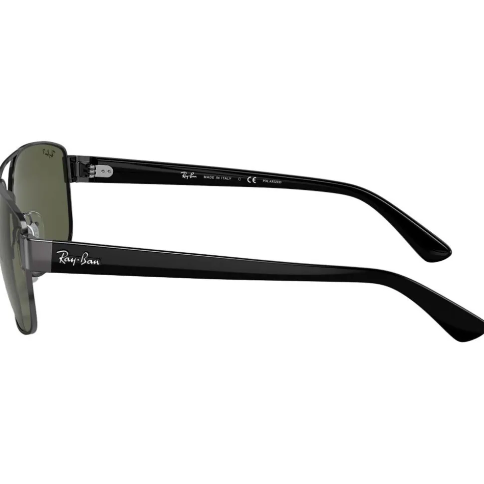 Lunettes de soleil Ray Ban RB3663 Polished Gunmetal Green G-15 Polar