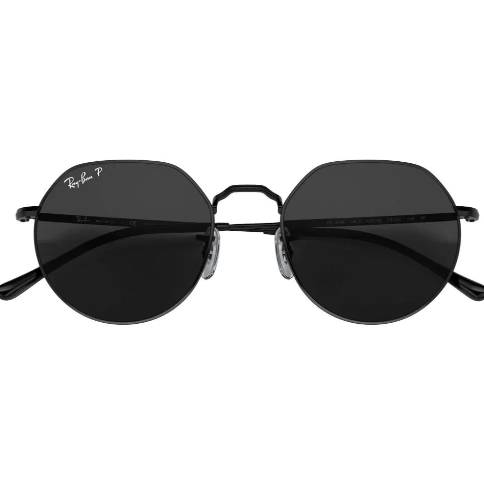 Lunettes de soleil Ray Ban RB3565 Jack Polished Black Polar Black