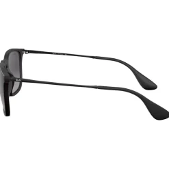 Lunettes de soleil Ray Ban RB4187 Chris Matte Rubber Black Dark Grey Gradient
