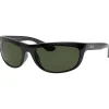 Lunettes de soleil Ray Ban RB4089 Balorama Polished Black Green G-15