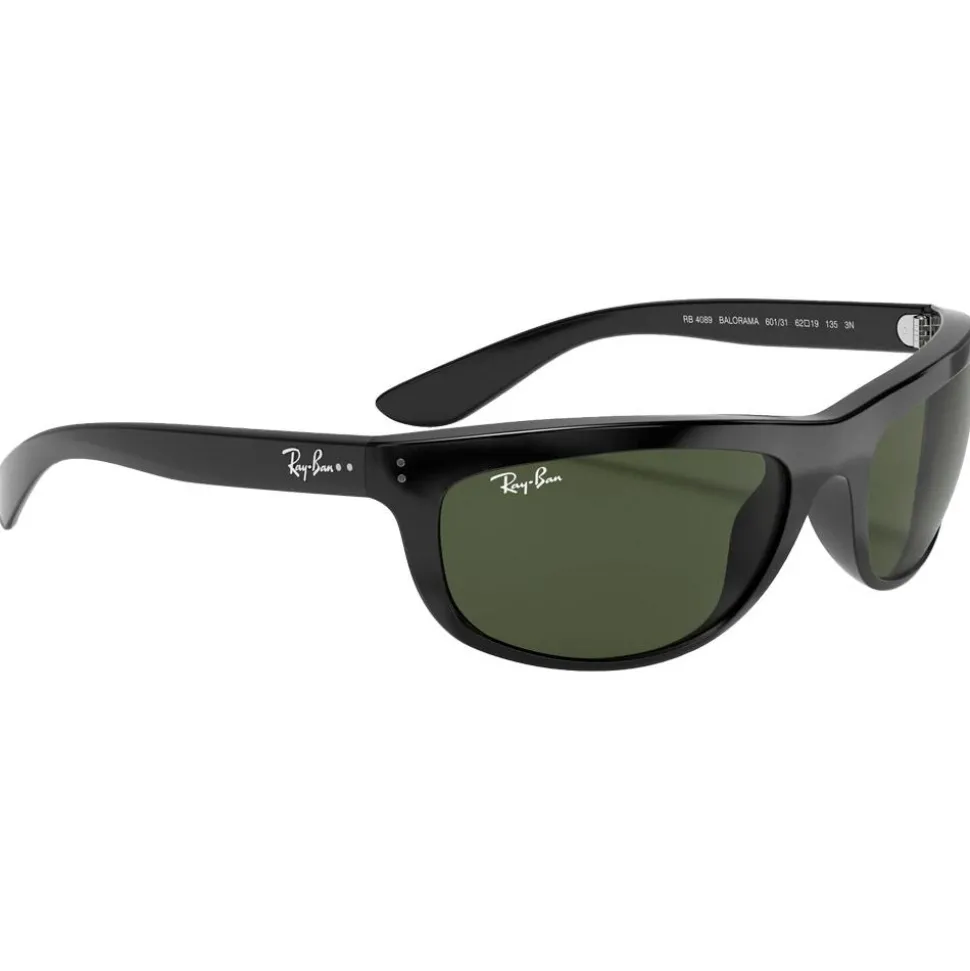 Lunettes de soleil Ray Ban RB4089 Balorama Polished Black Green G-15