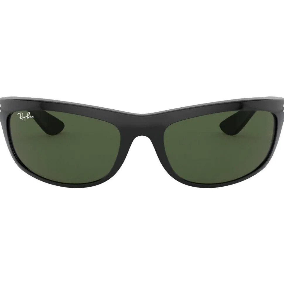 Lunettes de soleil Ray Ban RB4089 Balorama Polished Black Green G-15