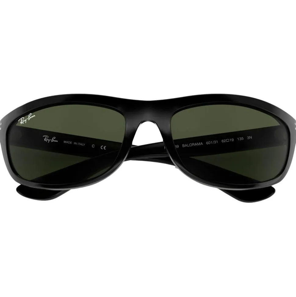 Lunettes de soleil Ray Ban RB4089 Balorama Polished Black Green G-15
