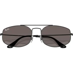 Lunettes de soleil Ray Ban RB3845 Explorer V Polished Black Dark Grey
