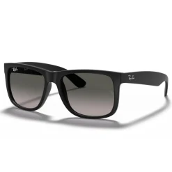 Lunettes de soleil Ray Ban RB4165 Justin Classic Matte Rubber Black Dark Grey Gradient