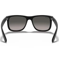 Lunettes de soleil Ray Ban RB4165 Justin Classic Matte Rubber Black Dark Grey Gradient