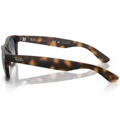 Lunettes de soleil Ray Ban RB2132 New Wayfarer Classic Matte Havana Polar Blue