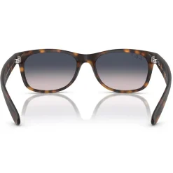 Lunettes de soleil Ray Ban RB2132 New Wayfarer Classic Matte Havana Polar Blue