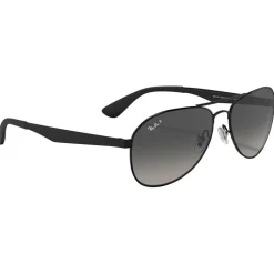 Lunettes de soleil Ray Ban RB3549 Polished Black Grey Polar