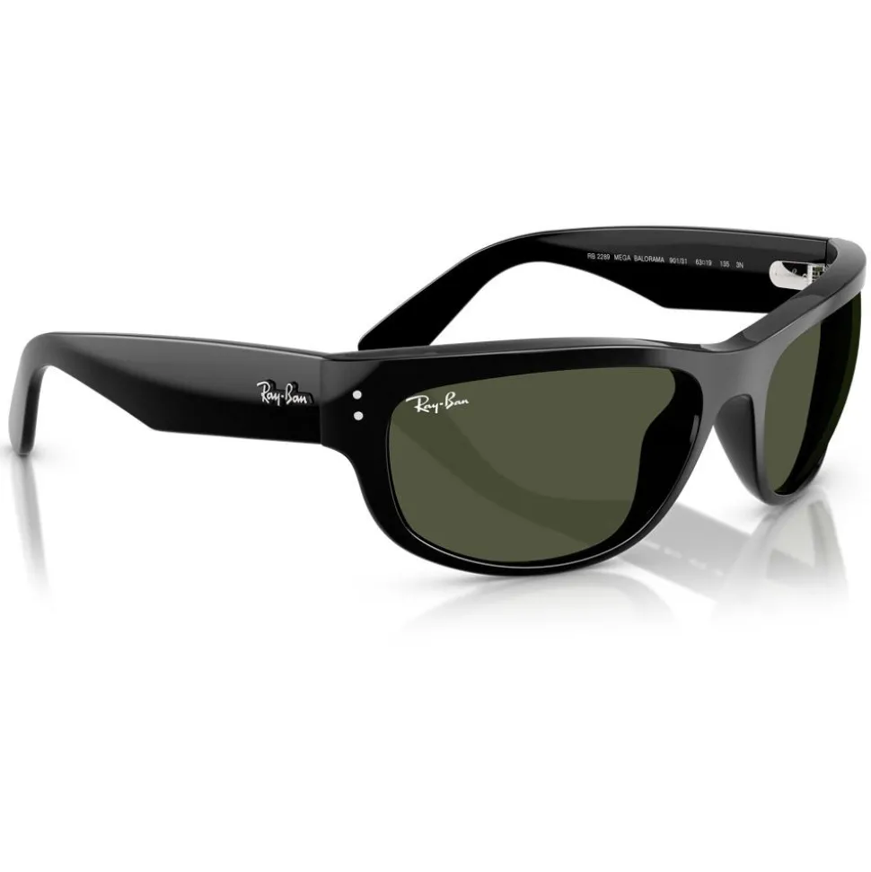 Lunettes de soleil Ray Ban RB2289 Mega Balorama Polished Black Green G-15