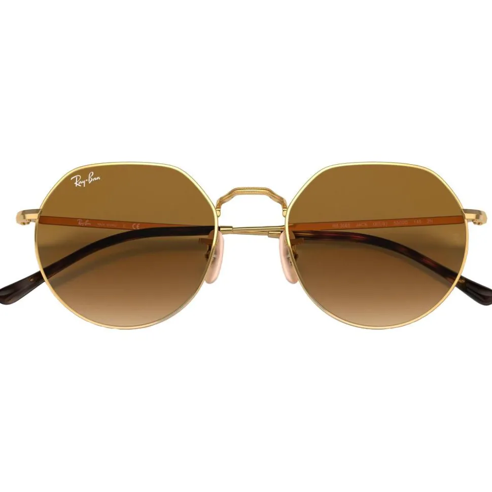 Lunettes de soleil Ray Ban RB3565 Jack Polished Gold Brown