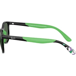 Lunettes de soleil Ray Ban RJ9077S Disney Sun Kids Toy Story Polished Black Green Dark Green