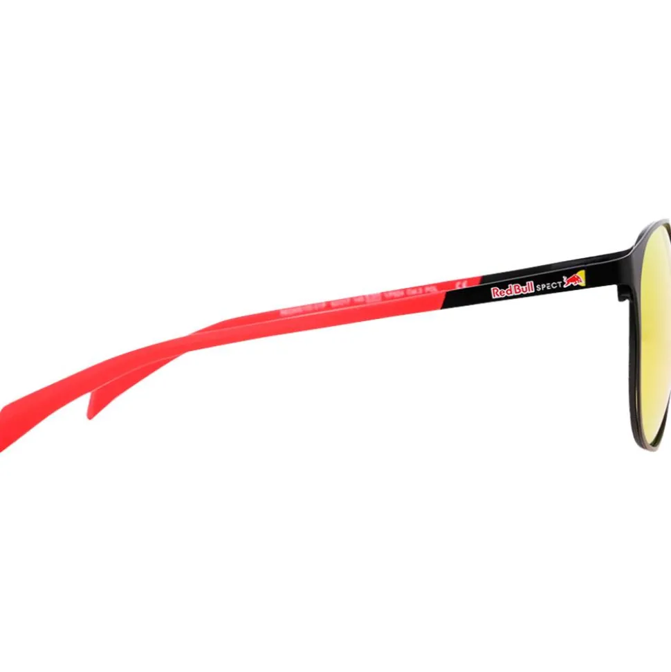Lunettes de soleil Red Bull Spect Redms Pilot Matt Black Red Brown Red Mirror Polarized