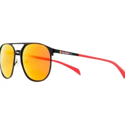 Lunettes de soleil Red Bull Spect Redms Pilot Matt Black Red Brown Red Mirror Polarized