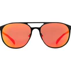 Lunettes de soleil Red Bull Spect Redms Pilot Matt Black Red Brown Red Mirror Polarized