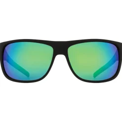 Lunettes de soleil Red Bull Spect Loom Matte Black Smoke Green Mirror Polarized