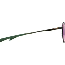 Lunettes de soleil Red Bull Spect Redms Panto Matt Black Olive Green Green Mirror Polarized