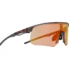 Lunettes de soleil Red Bull Spect Riddle Matt X'Tal Black Grey Brown Photochromic Red Mirror
