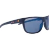 Lunettes de soleil Red Bull Spect Loom Matt Blue Smoke Blue Mirror