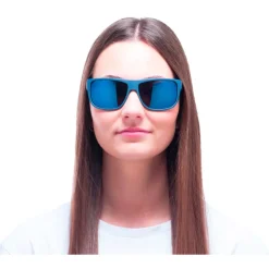 Lunettes de soleil Red Bull Spect Loom Matt Blue Smoke Blue Mirror