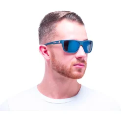 Lunettes de soleil Red Bull Spect Loom Matt Blue Smoke Blue Mirror