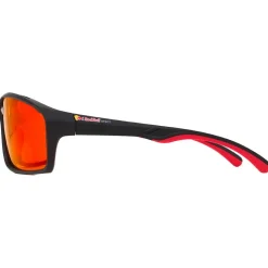 Lunettes de soleil Red Bull Spect Drill Matt Black Orange Red Mirror