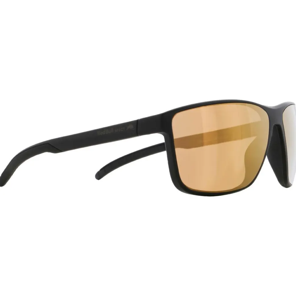 Lunettes de soleil Red Bull Spect Drift Matt Black Brown Gold Mirror