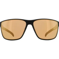 Lunettes de soleil Red Bull Spect Drift Matt Black Brown Gold Mirror