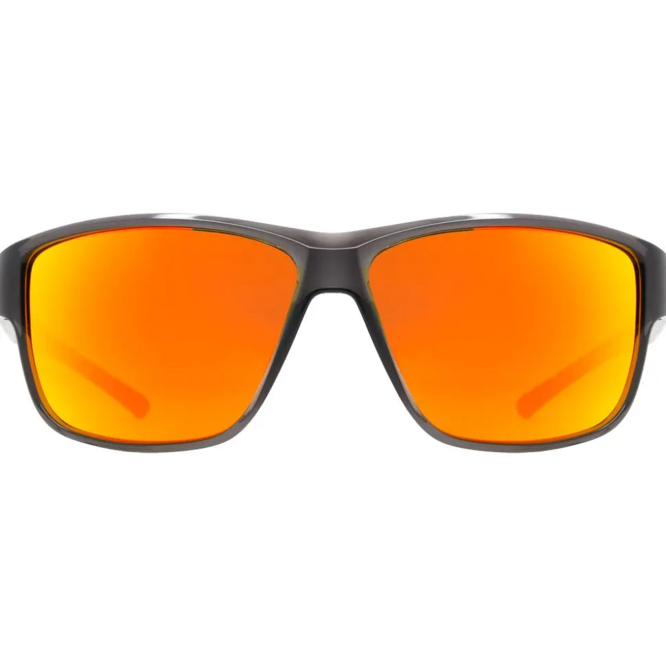 Lunettes de soleil Red Bull Spect Chess Shiny X'Tal Grey Red Brown Red Orange Mirror Polarized