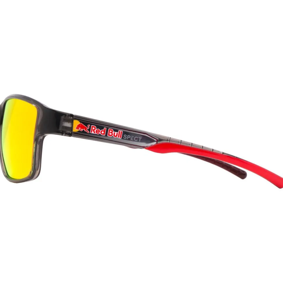 Lunettes de soleil Red Bull Spect Chess Shiny X'Tal Grey Red Brown Red Orange Mirror Polarized