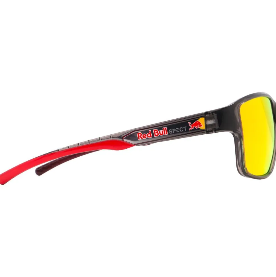Lunettes de soleil Red Bull Spect Chess Shiny X'Tal Grey Red Brown Red Orange Mirror Polarized
