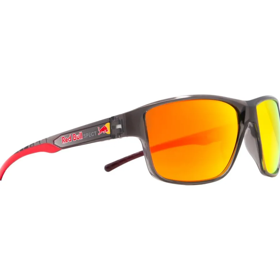 Lunettes de soleil Red Bull Spect Chess Shiny X'Tal Grey Red Brown Red Orange Mirror Polarized