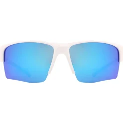 Lunettes de soleil Red Bull Spect Chain Shiny White Blue Smoke Blue Mirror Polarized