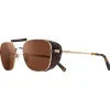 Lunettes de soleil Revo Crafted Shiny Gold Serilium Terra Polarized