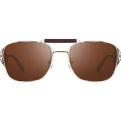 Lunettes de soleil Revo Crafted Shiny Gold Serilium Terra Polarized