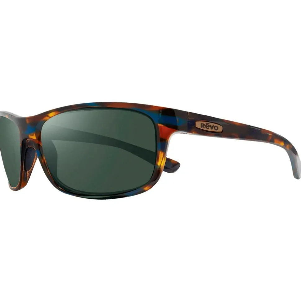 Lunettes de soleil Revo Jude Tortoise Blue Crystal Smoke Green Polarized